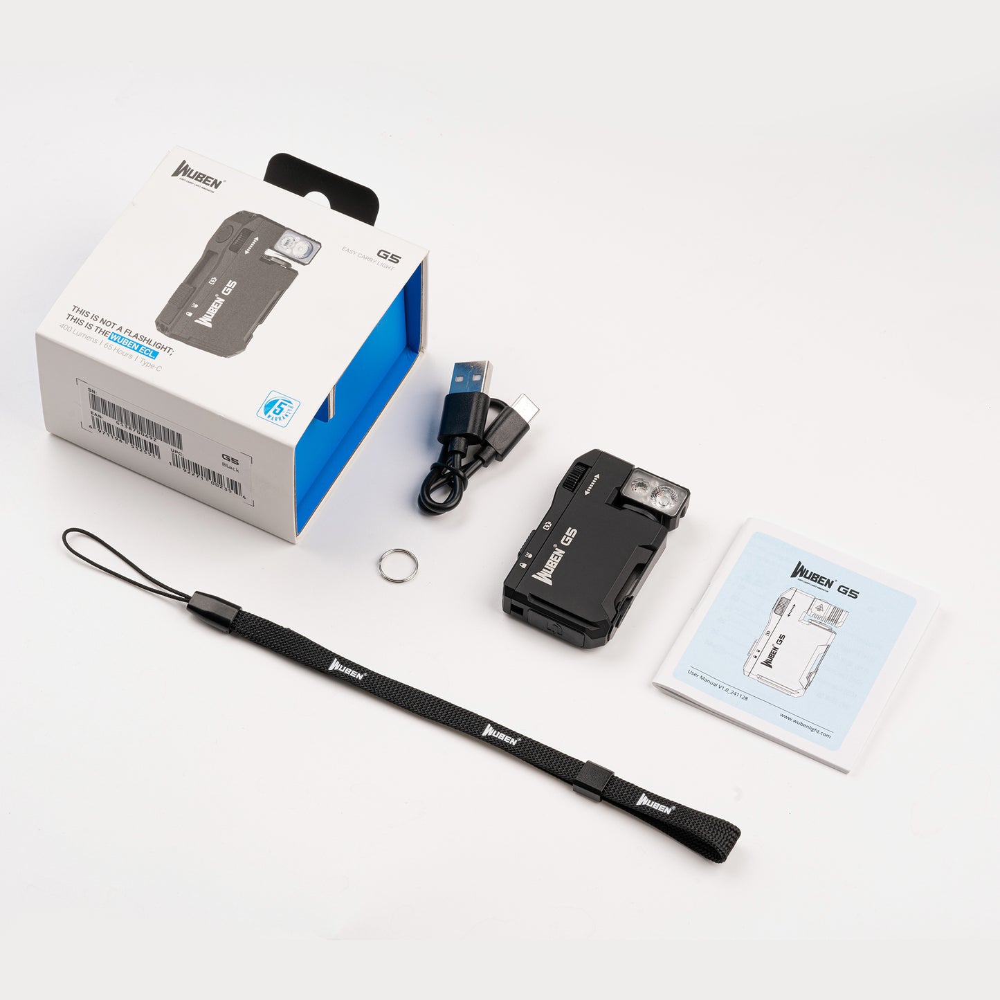 Lanterna Wuben G5 EDC light 400 lumens
