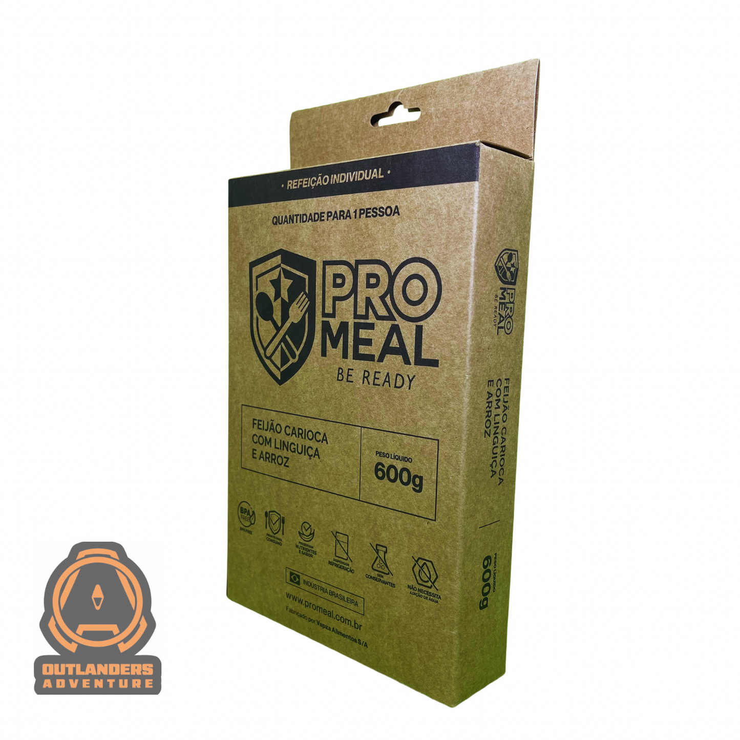 MRE PROMEAL - Feijão com Linguiça e Arroz