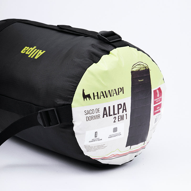 Saco de Dormir Allpa - Preto - Hawpai
