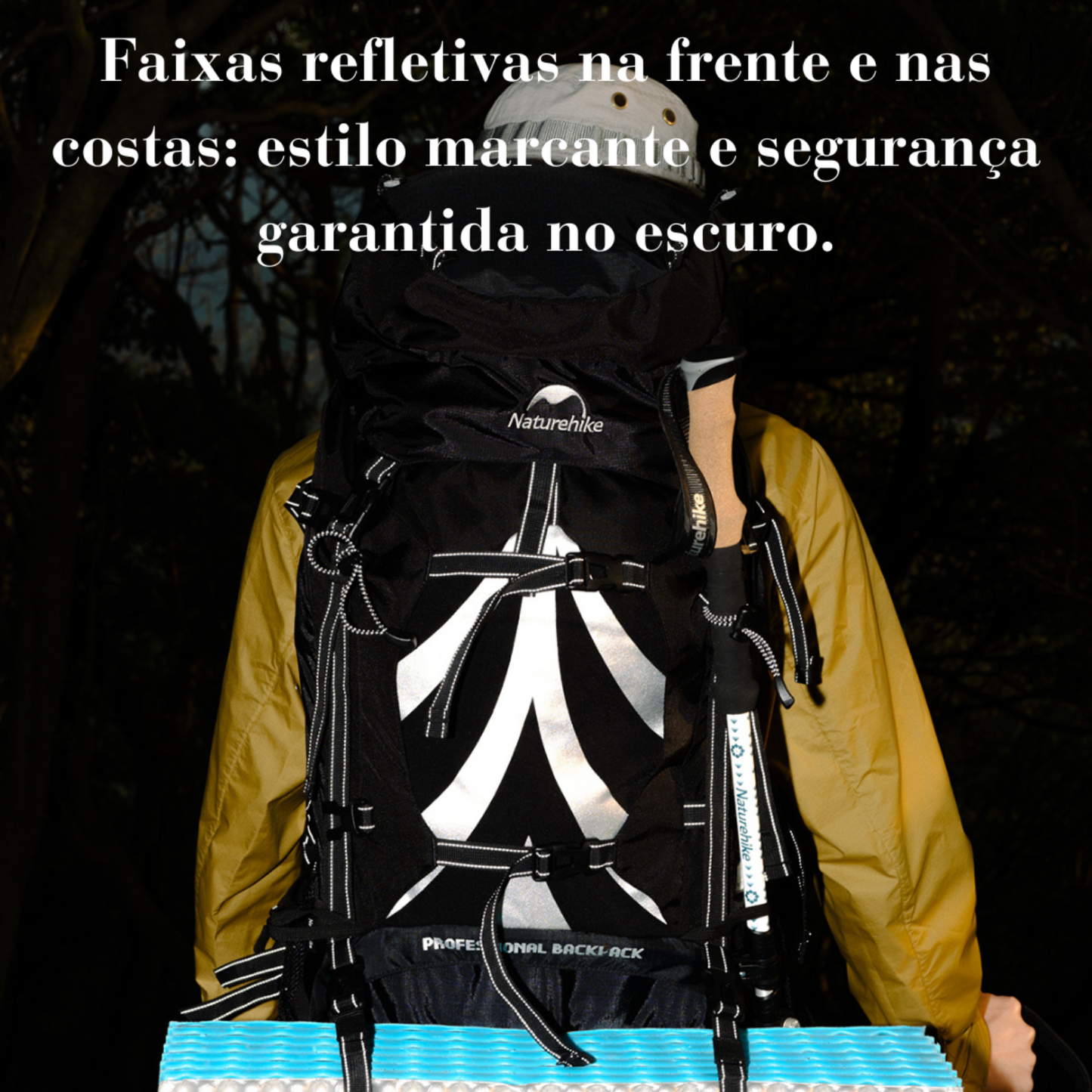 Naturehike - Mochila Discovery 70 - Preta