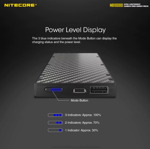 PowerBank Nitecore- NB10000 GEN2