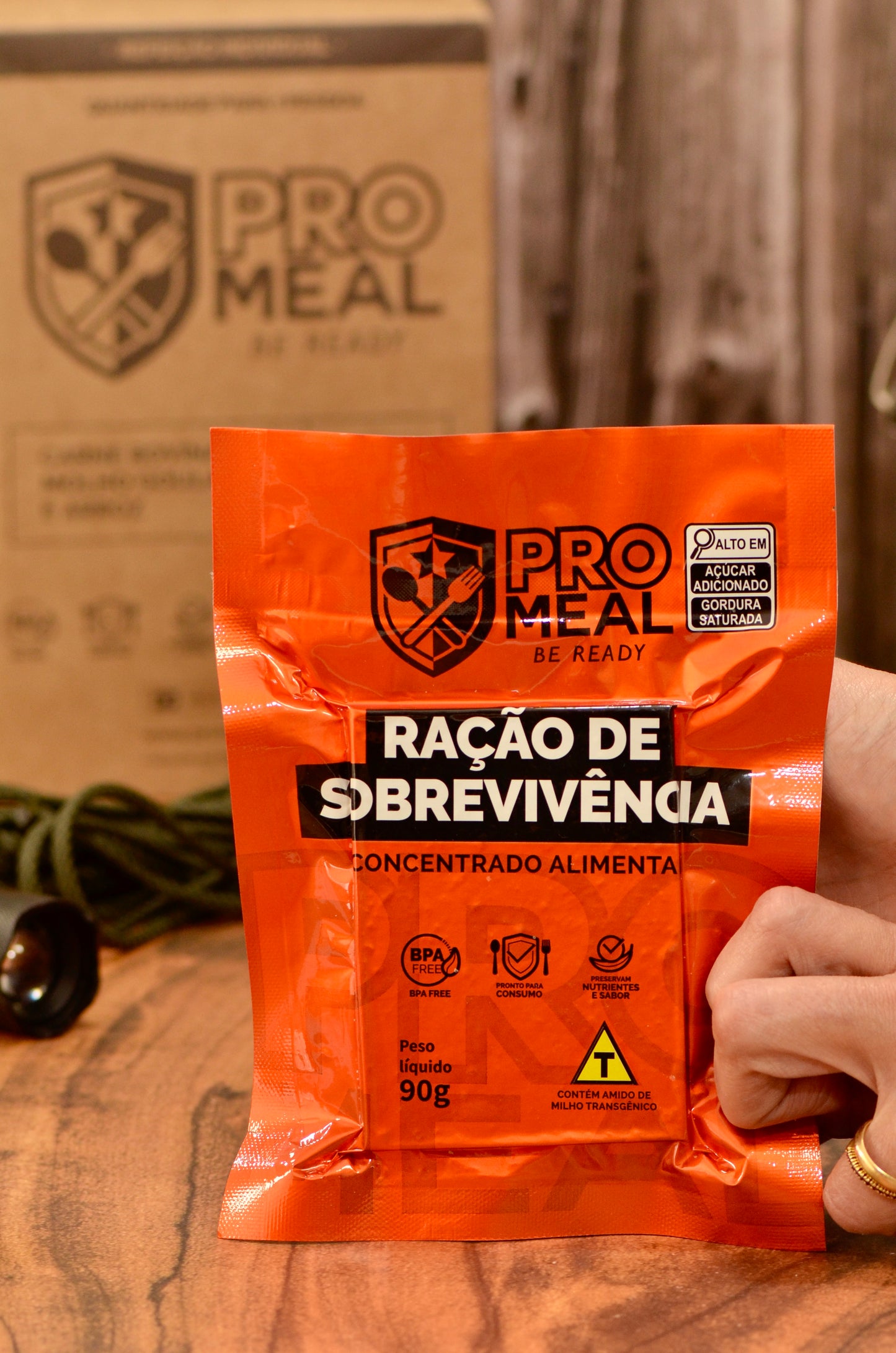 Ração De Sobrevivência Promeal 90g Emergência/Aventura