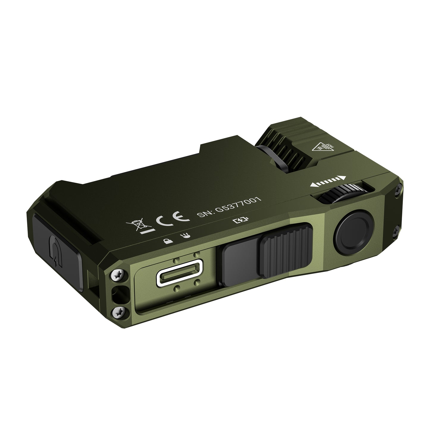 Lanterna Wuben G5 army green EDC light 400 lumens