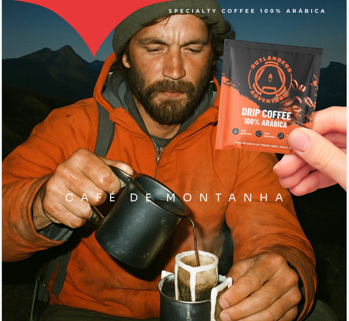 Kit 6un Café Drip Coffee 100% Arabica - Outlanders Adventure