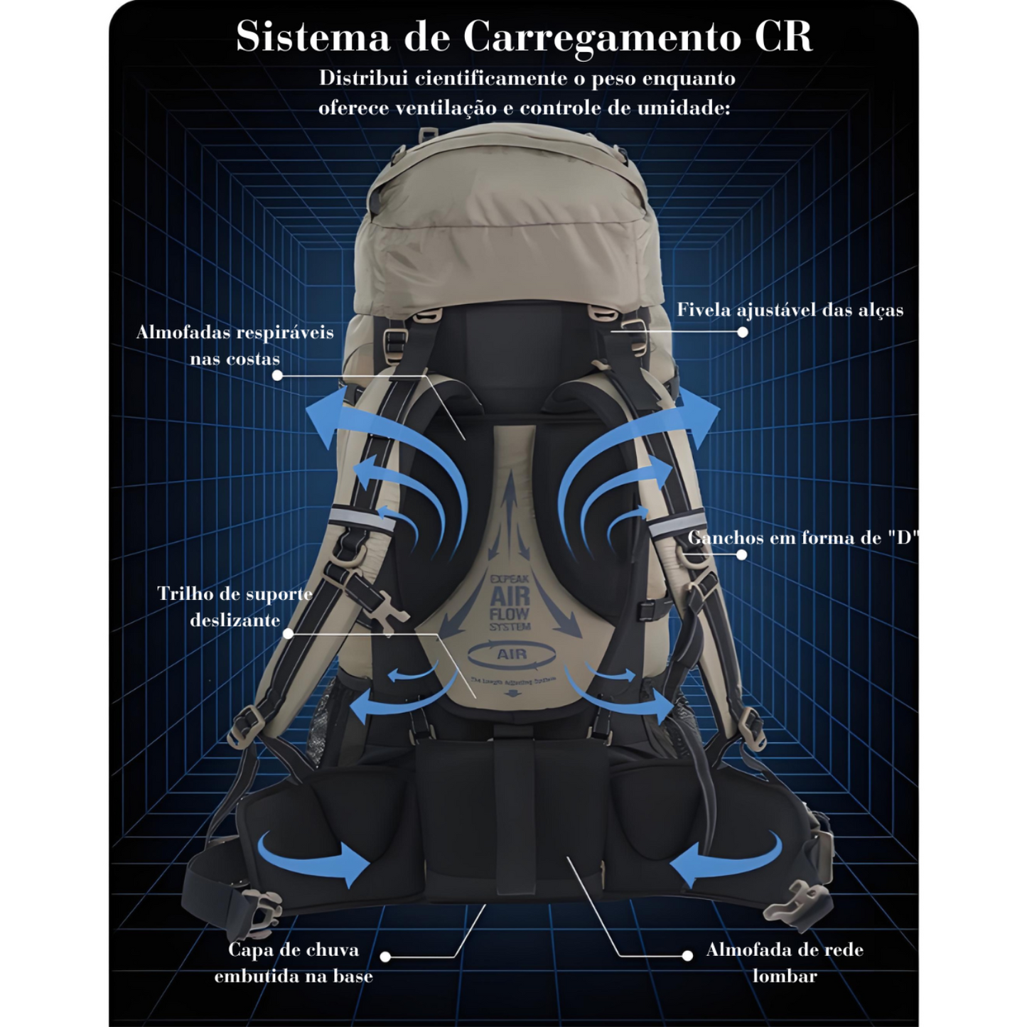 Naturehike - Mochila Discovery 70