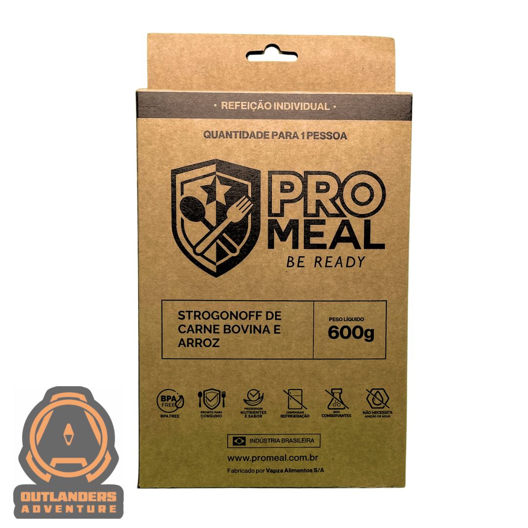 MRE PROMEAL - Estrogonofe de Carne Bovina c/ Arroz