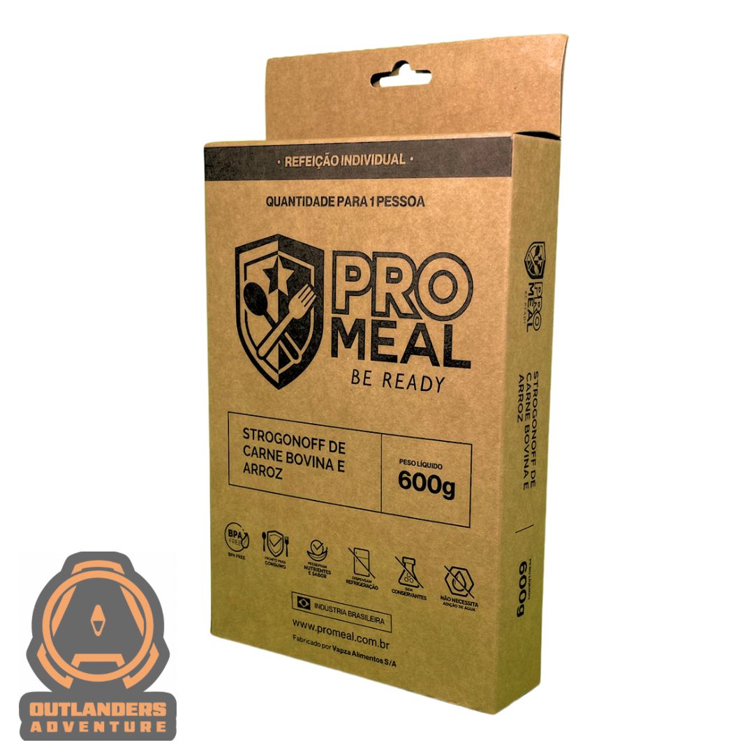 MRE PROMEAL - Estrogonofe de Carne Bovina c/ Arroz