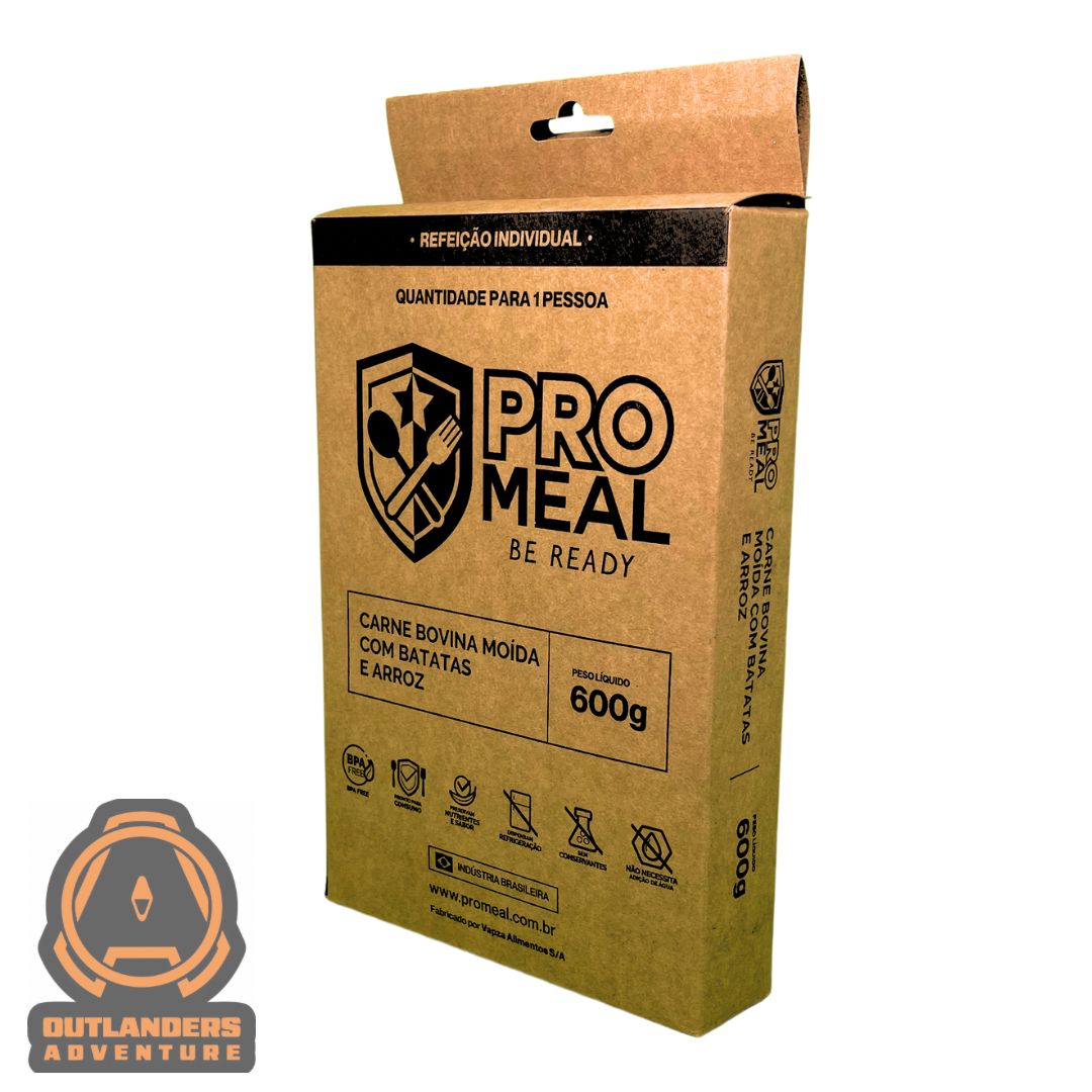 MRE PROMEAL - Carne Bovina Moída c/ Batatas e Arroz
