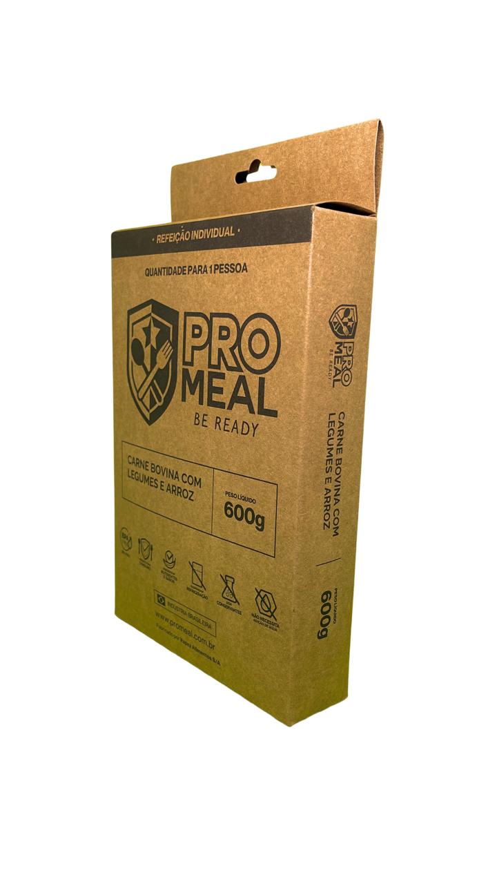 MRE PROMEAL - Carne Bovina com Legumes e Arroz