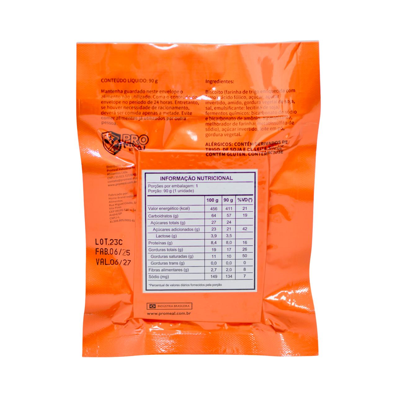 Ração De Sobrevivência Promeal 90g Emergência/Aventura
