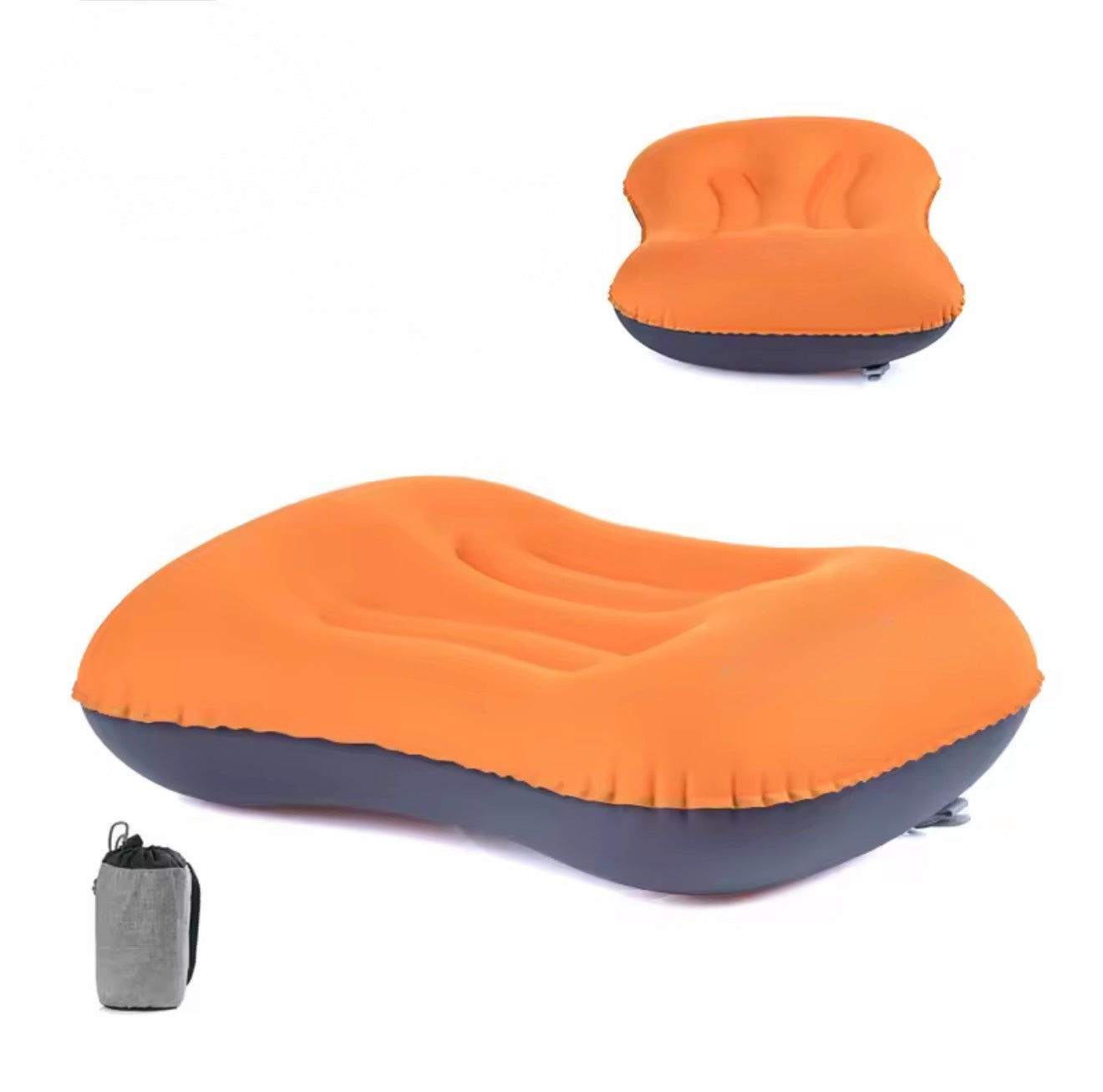 Travesseiro inflável Camping - Outlanders Adventure - Laranja