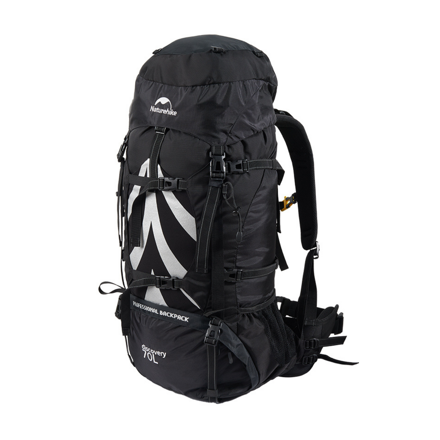 Naturehike - Mochila Discovery 70 - Preta