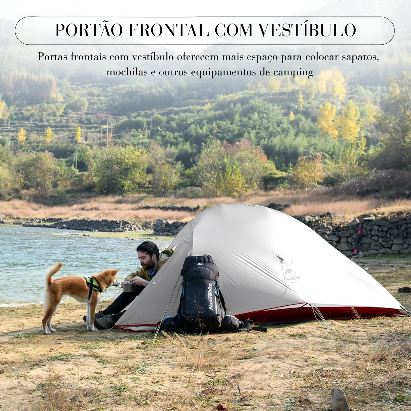 Barraca Naturehike Cloud UP 2X 20D