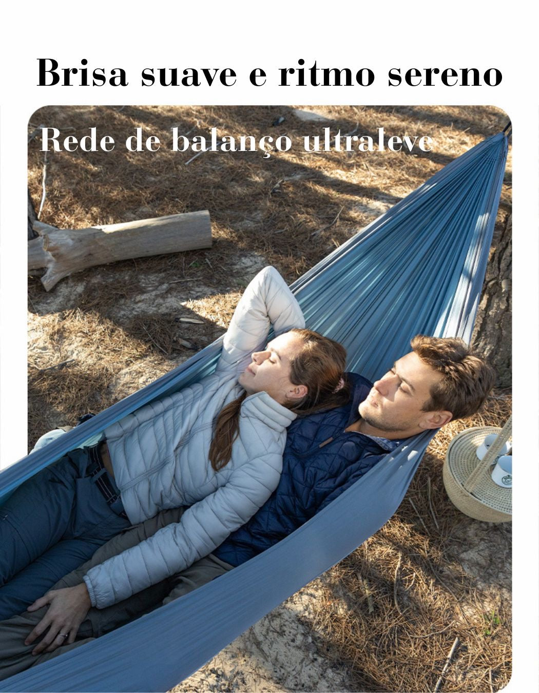 Rede De Descanso Casal Naturehike Hammock Para Camping