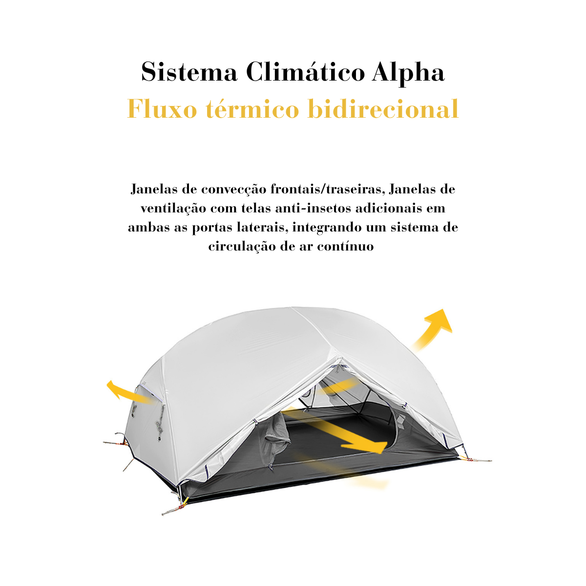 Barraca Naturehike Mongar™ 2-Pessoas Ultralight