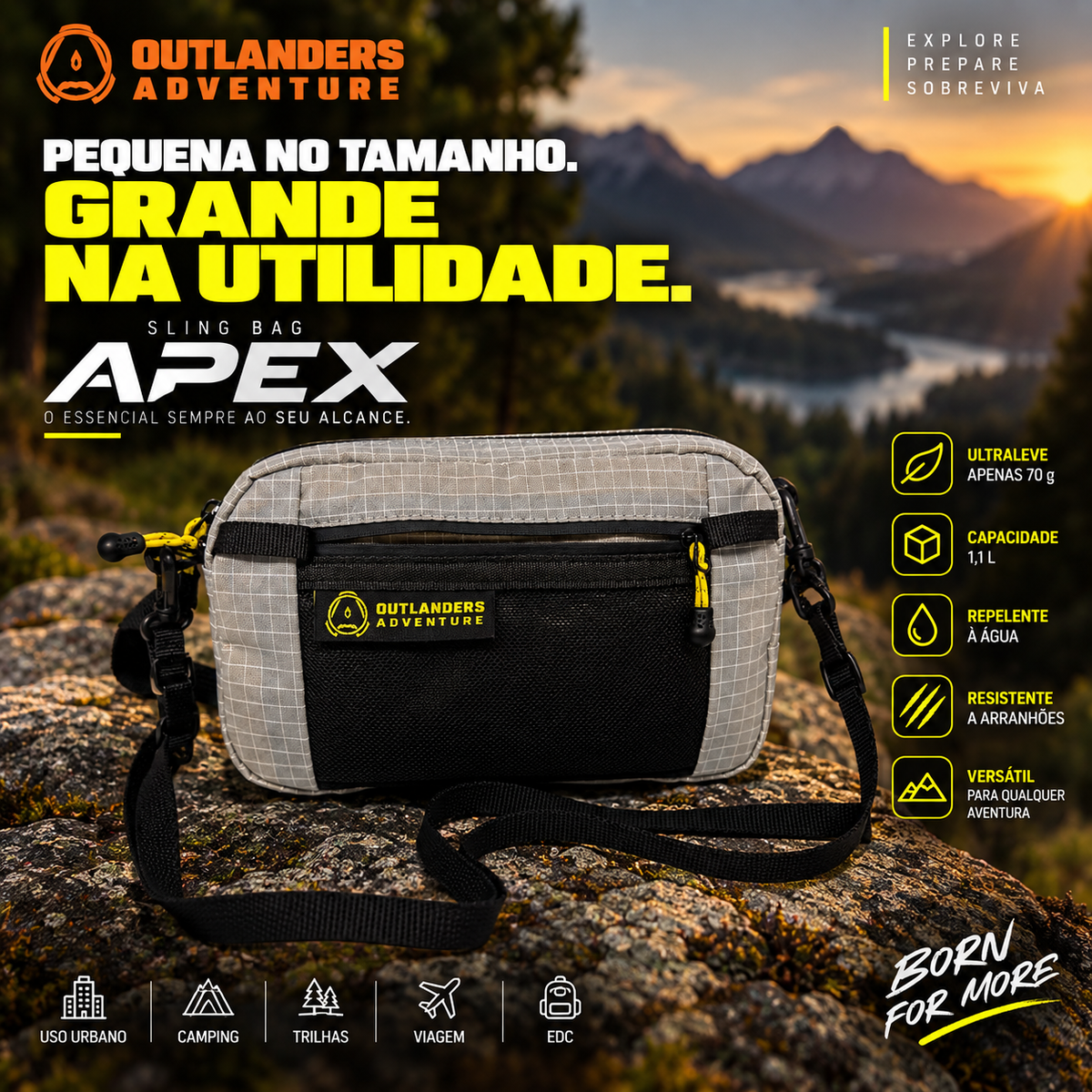 SLING BAG APEX — OUTLANDERS ADVENTURE