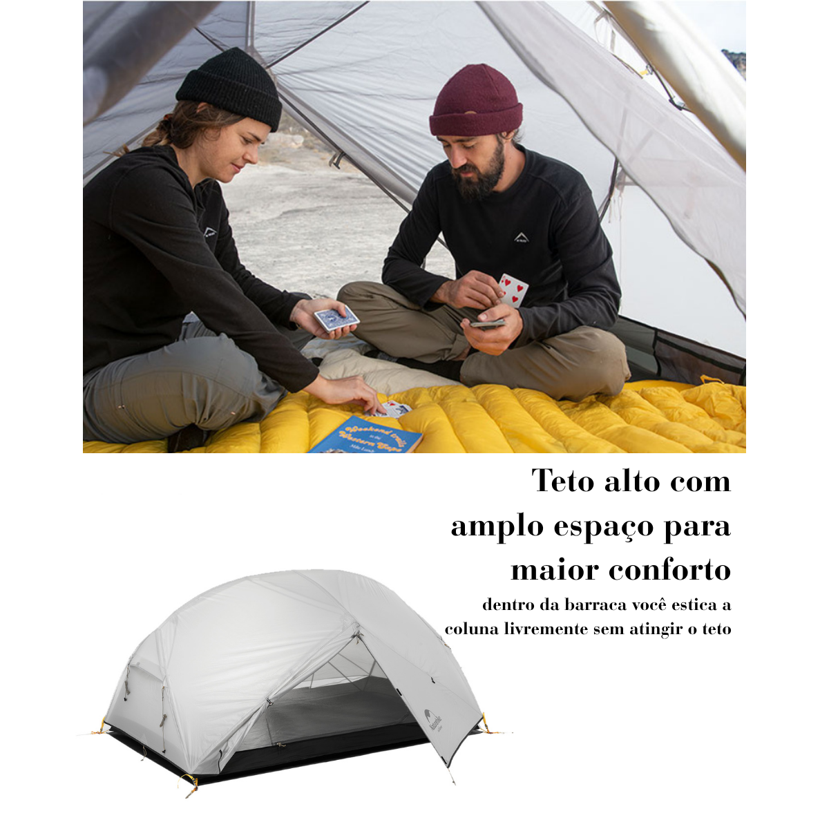 Barraca Naturehike Mongar™ 2-Pessoas Ultralight
