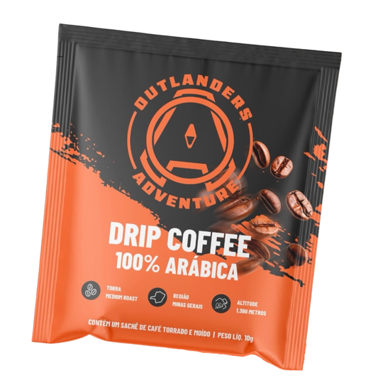 Kit 6un Café Drip Coffee 100% Arabica - Outlanders Adventure