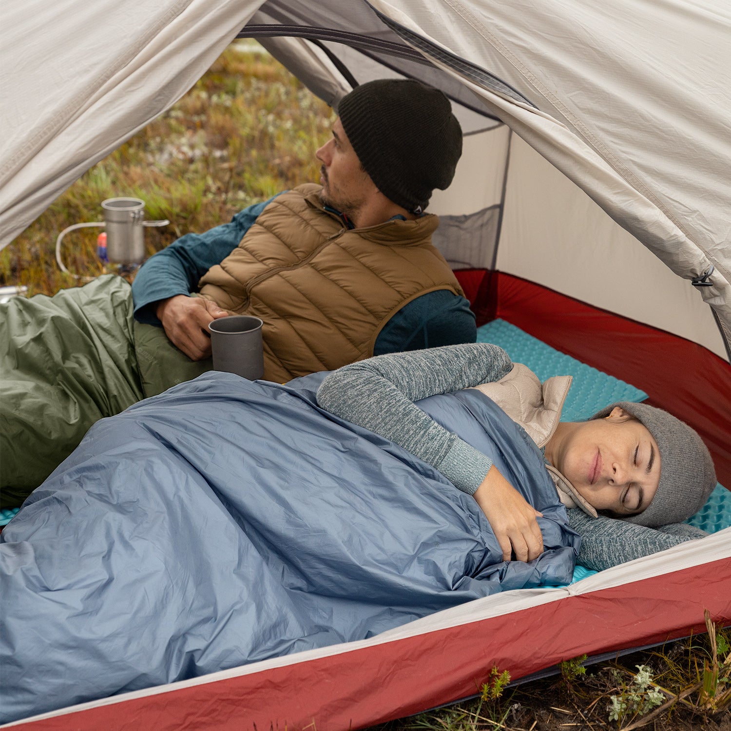 アウトドア寝具 MountainLaurelDesignsSUPERLIGHTSOLOBIVY Saco de Dormir Naturehike Ultralight Santiago 15°C / 8°C Marrom