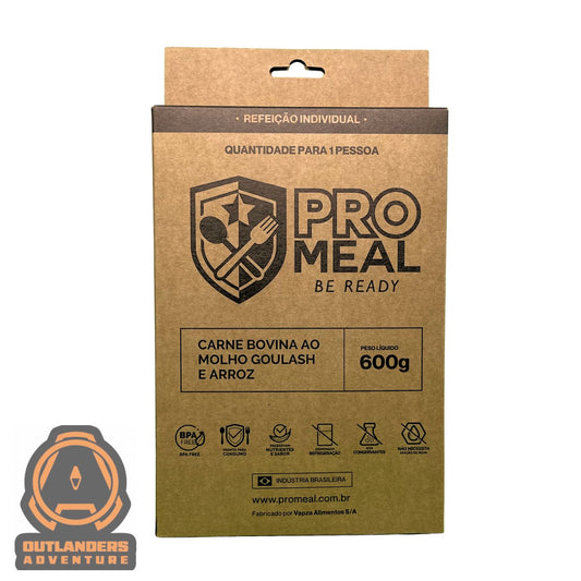 MRE PROMEAL - Carne Bovina ao Molho Goulash e Arroz