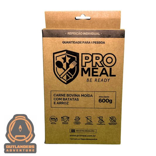 MRE PROMEAL - Carne Bovina Moída c/ Batatas e Arroz