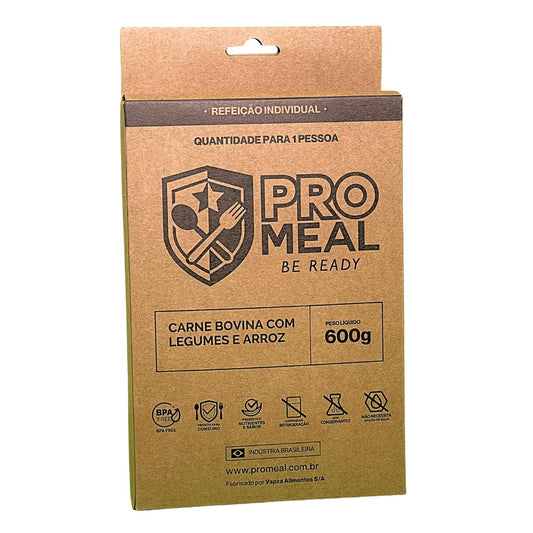 MRE PROMEAL - Carne Bovina com Legumes e Arroz